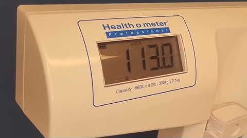 How to Measure Height on the 502KL Digital Scale | Health o meter® Digital Height Rod Guide