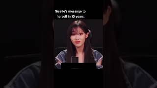 Giselles message to herself 10 years from now