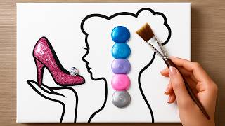 Anyone Can Paint This Cinderella Painting Come to Life!