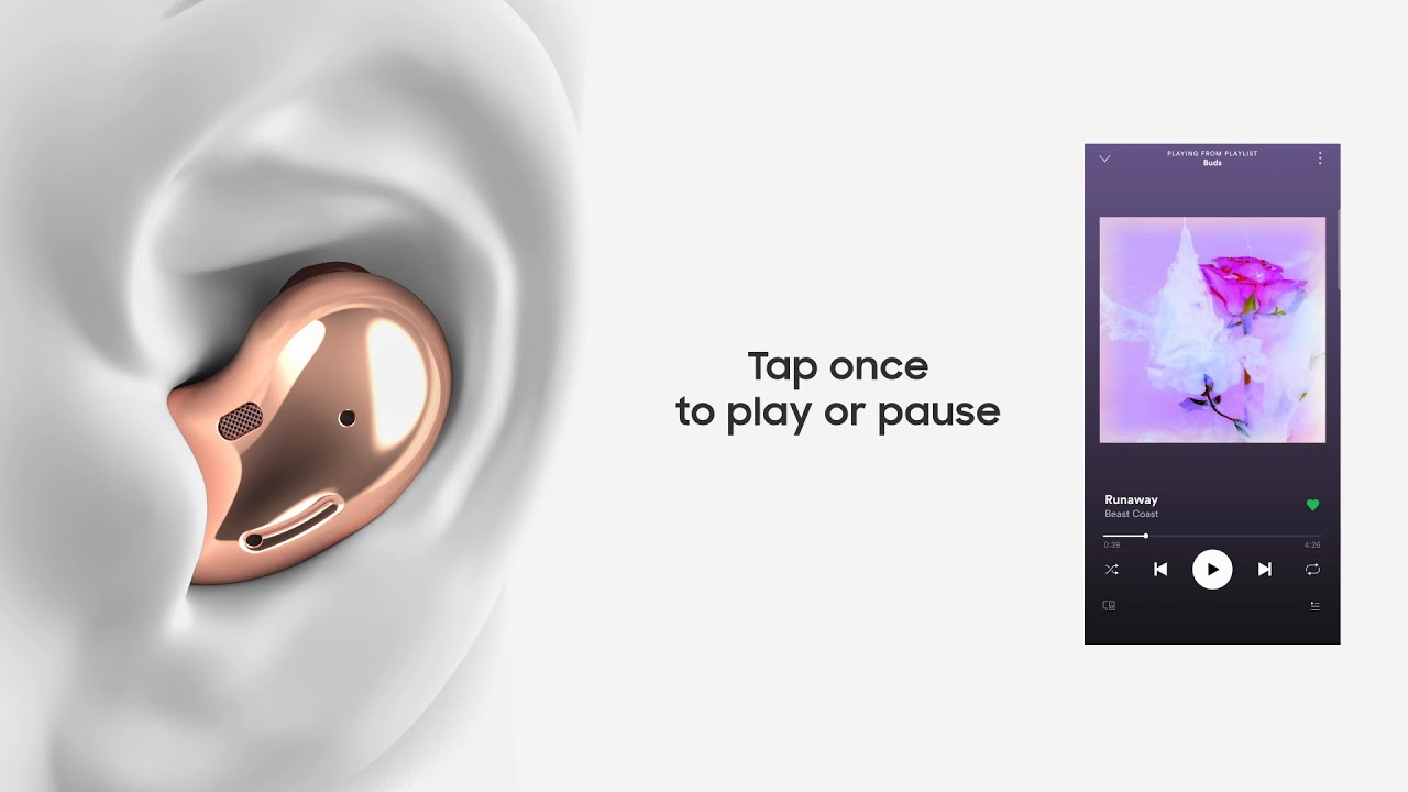 Galaxy Buds Live | Using touch controls and ANC - YouTube