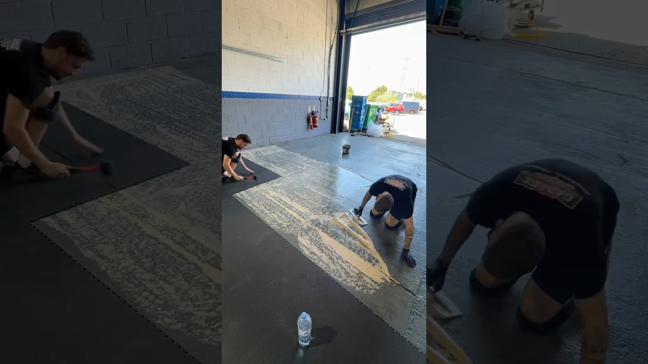 Industrial Floor Tile Installation | Garage Flooring | 