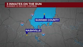 3 inmates escape Sumner County Jail