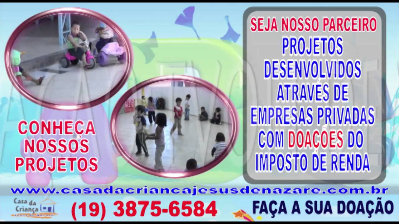 CASA DA CRIANÇA JESUS DE NAZARÉ - INDAIATUBA/SP - YouTube