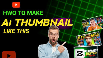 how to make thumbnails | Ai thumbnail maker | Youtube thumbnail tutorial