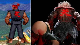 Evolution of Akuma‘s Raging Demon (19942024)