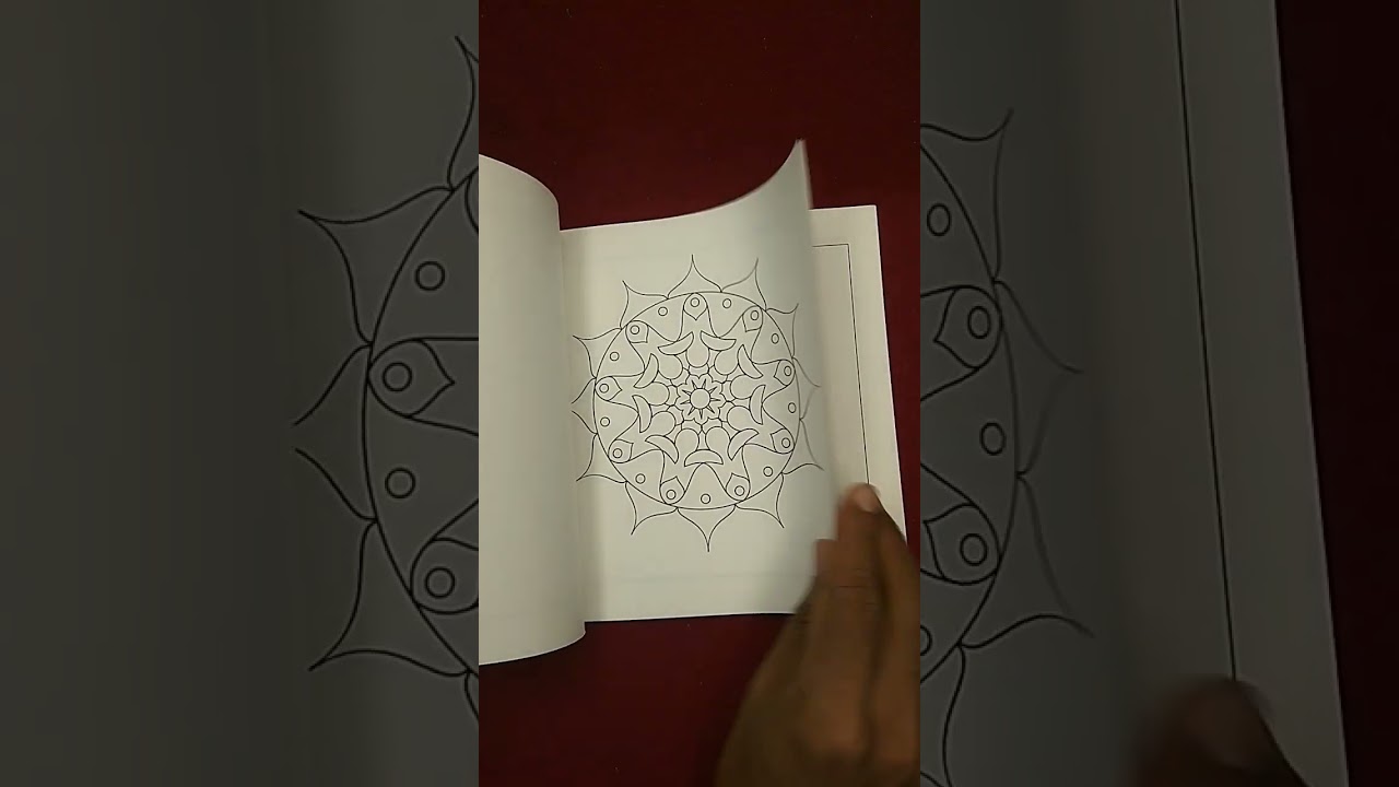 Easy Mandala colouring book for adults 