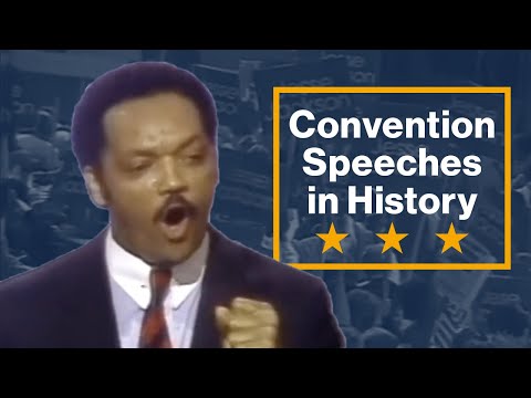 역사 속 대회 연설 : 1984 DNC의 Jesse Jackson