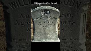 Saddest Epitaph I've seen William Coon #graveyard #cemetery #grave #history #cemeteries #rhodeisland