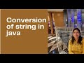 conversion of string