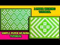 Beautiful DIY Crafts Using Paper Weaving | Follow This Simple Weaving with Paper Strips Guide