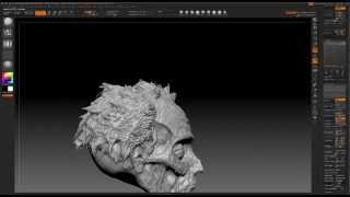 Zbrush Practice, Zombie Sculpt, Part 2