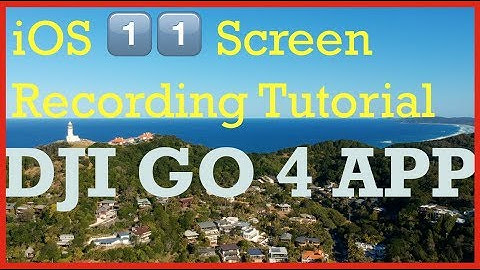 DJI Spark - iOS 11 Test | Screen Recording Tutorial