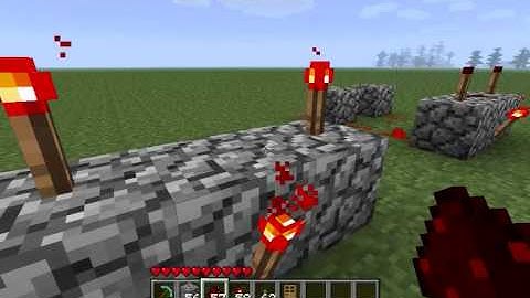 [Minecraft] Tutorial - Redstone - AND-gate