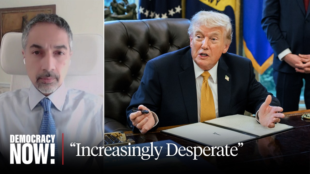 “He Is Increasingly Desperate”: Trita Parsi on Trump’s Expletive-Laced Threats Against Iran