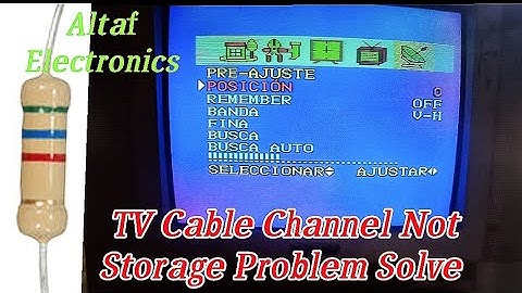 CRT China TV Cable Channel Not Storage Problem Solve Urdu Hindi