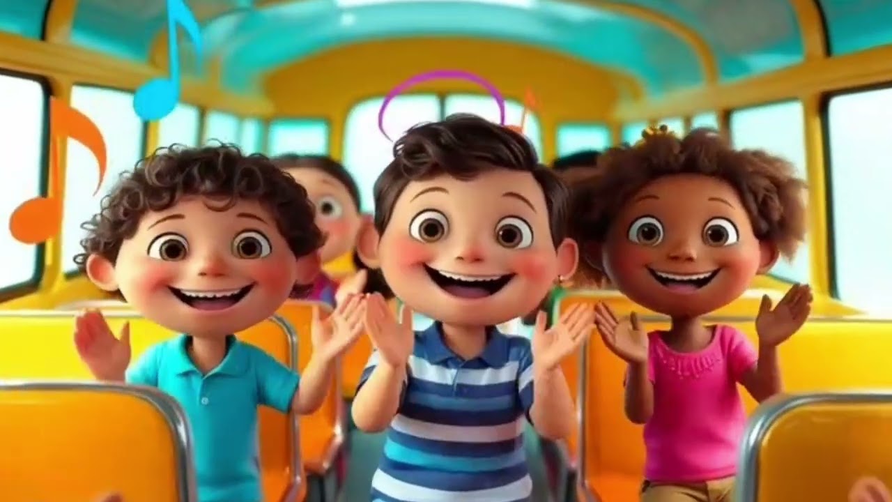 The Wheels on the Bus Go ZOOM ZOOM ZOOM 🚌💨 | Fun Kids Rhymes 