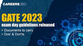 GATE 2023 Exam Day Guidelines | Dos' & Don'ts