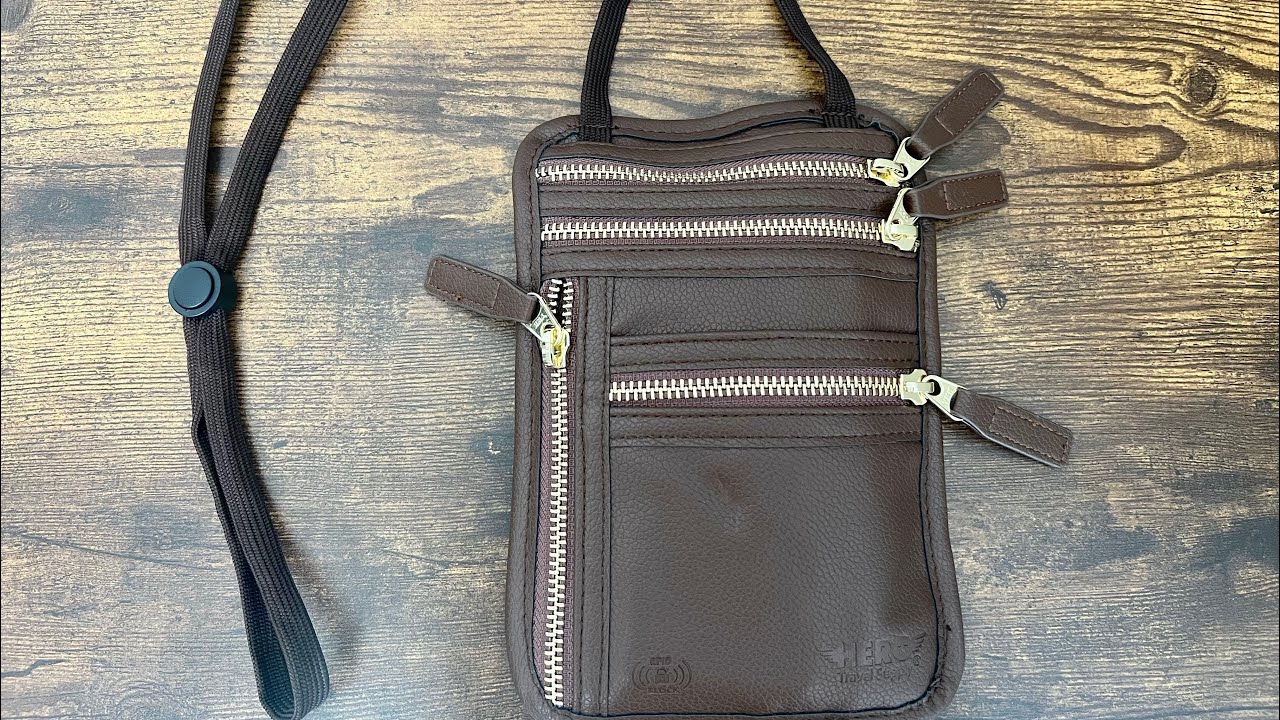 HERO Neck Wallet With RFID Blocking Technology YouTube