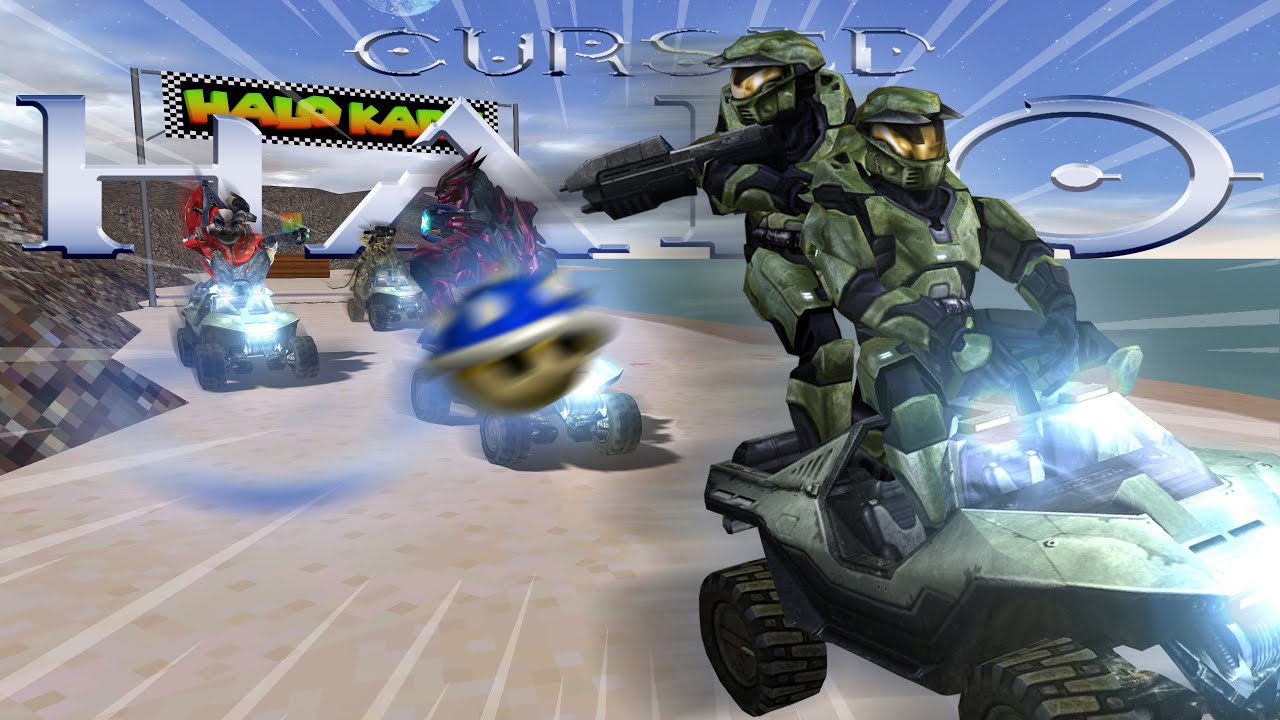 Cursed Halo Co-op: Halo Kart Grand Prix - YouTube
