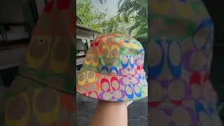 Coach men’s Rainbow signature Bucket Hat C9919 #coach #hate Coach men’s Rainbow signature Bucket Hat C9919 #coach #hate