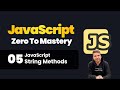 05  String Methods In JavaScript