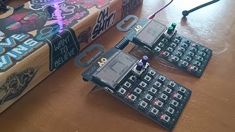 Pocket Operator PO-12 Rhythm + PO-20 Arcade Combo Live Jam Chiptune 8-bit (Moving  Forward)