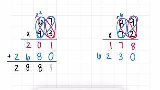 Using Standard Algorithm to Solve 2-digit by 2-digit Multiplication Problems