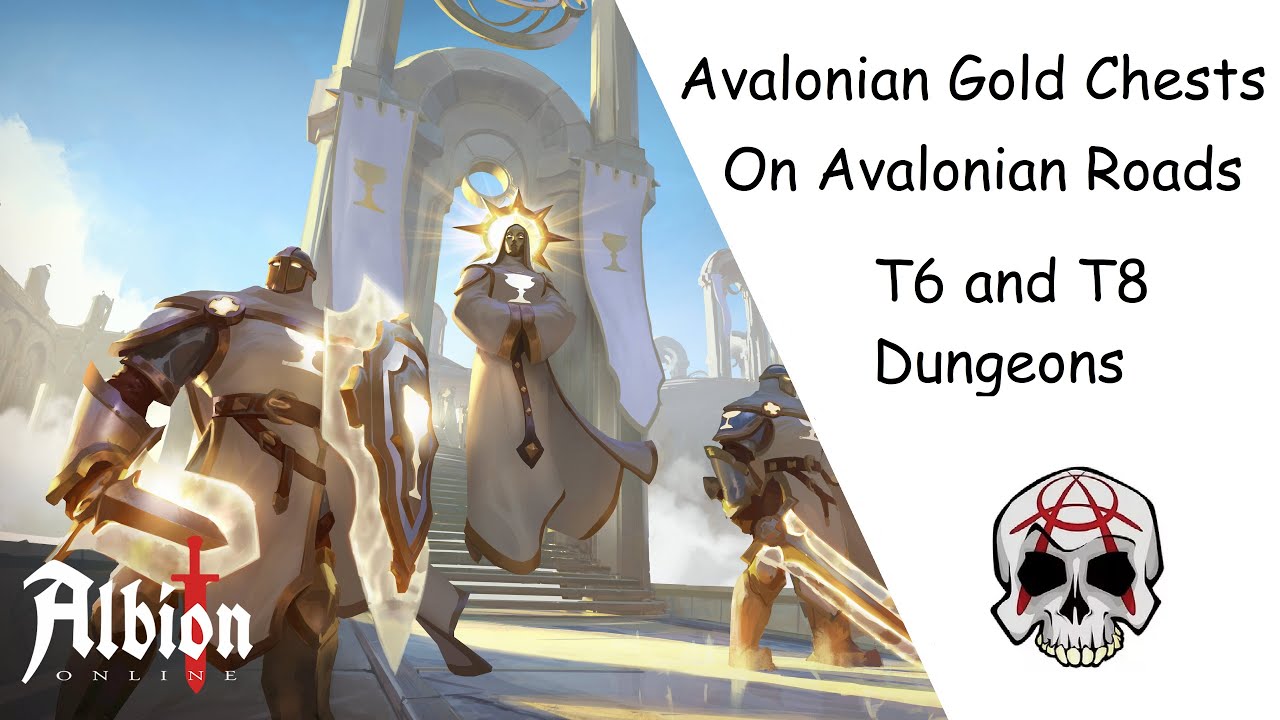 Albion Online Avalonian Gold Chests in Dungeons (8 T6 and 5 T8 Gold Chests) YouTube