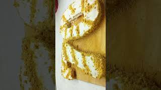Торт цифра Медовый торт крем из сливок и сметаны