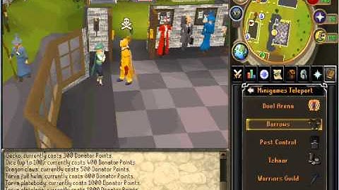 Lottery and Barrows dont work on my RSPS