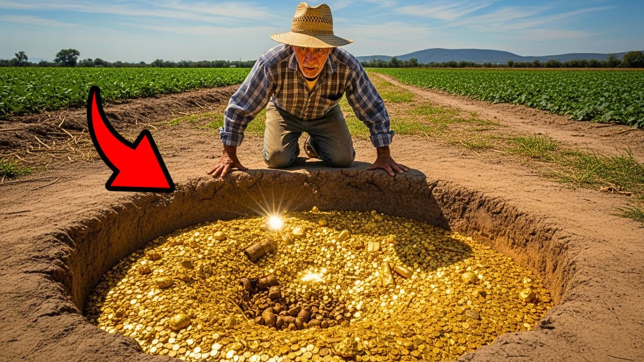 El granjero que encontró una caja de oro mientras buscaba agua