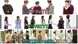 [Eng]Woollim Family Whisper Game Challenge(INFINITE x LOVELYZ x GOLDEN CHILD)