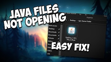 How to Open Java Files that Won