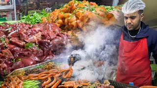 طعام الشارع المغربي الفريد 🇲🇦 زيارة أصيلة لساحة المسيرة الخضراء بني ملال!