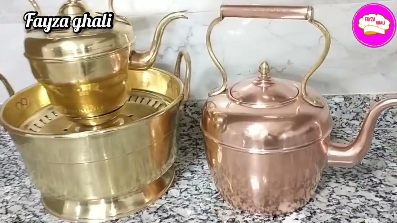 تلميع النحاس بدرهم واحد فرمشة عين بدون تعب ولا مجهود نحاس اصفر+نحاس احمر