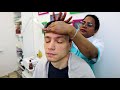 Asmr powerful indian head massage in moscow by bharti