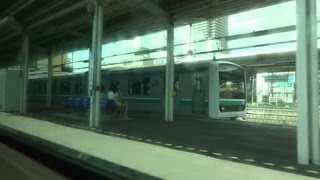 JR常磐線 E531系 特別快速 上野行き 土浦駅発車及び車内の様子