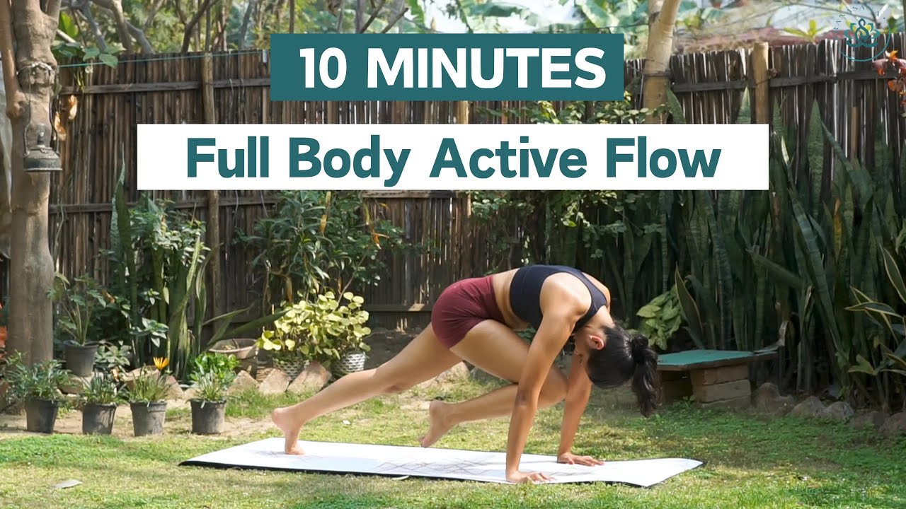 10 Minutes Active Yoga Flow | Move Your Full Body | Beginner Friendly