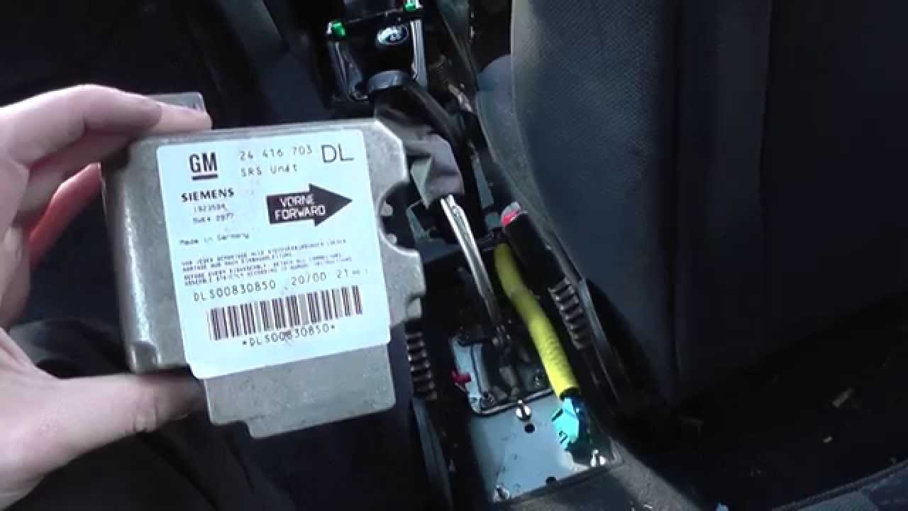 Astra G Mk4 Airbag SRS ECU Module Removal How To - YouTube saturn fuse diagram 