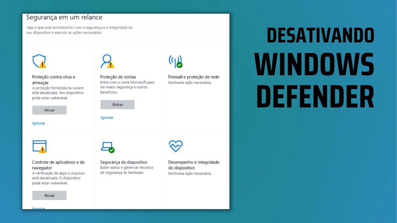 Como ativar e desativar o Windows Defender? Confira o guia completo