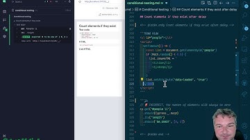 Conditional Count Elements After They Have Been Loaded