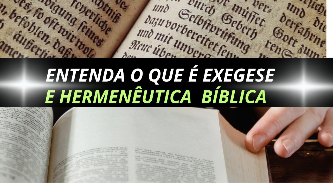 VEJA A DIFERENÇA ENTRE EXEGESE E HERMENÊUTICA. #biblia - YouTube