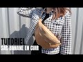 Tutoriel  patron  coudre un sac banane en cuir