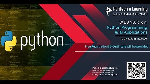 Python Programming & Its Application | Pantech e Learning