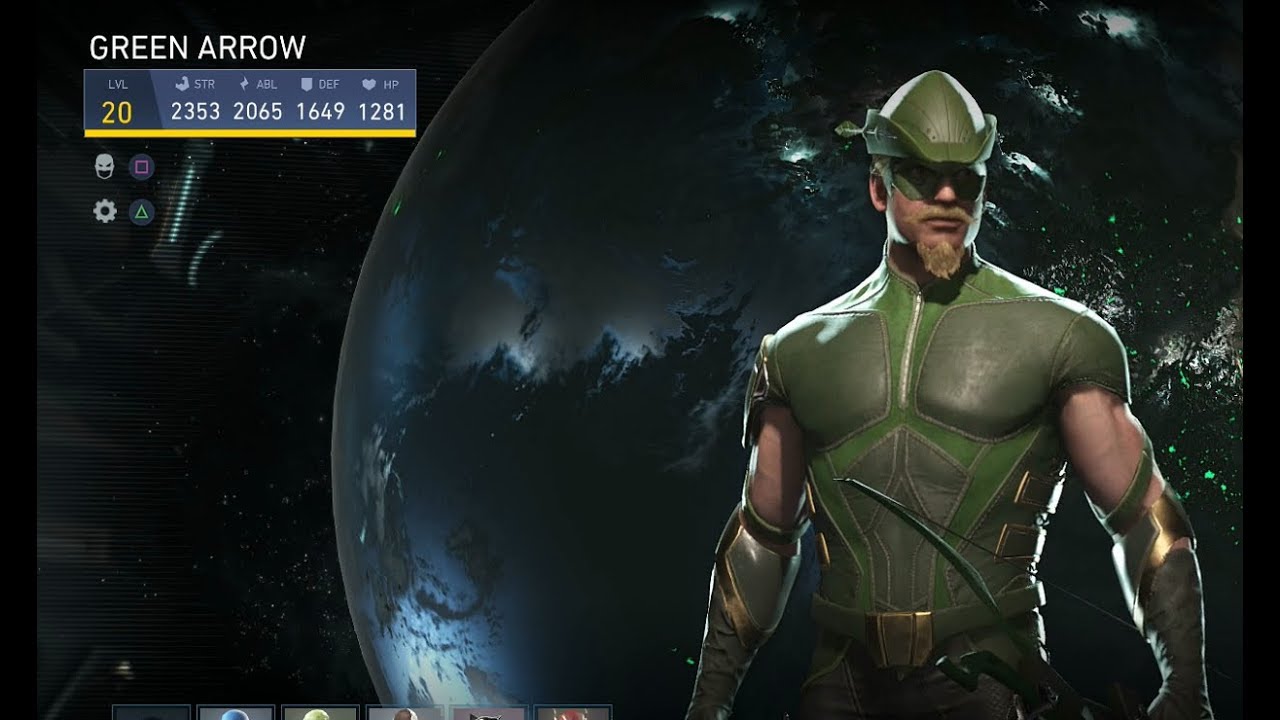 Injustice 2 Classic Green Arrow Gear Loadout & Gameplay - YouTube