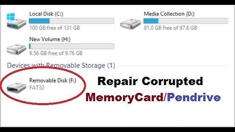 Repair Corrupted Memory Card|Pendrive ? Corrupted MemoryCard या Pendrive को इन दो तरीको से ठीक करे !
