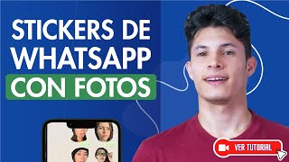 Cómo CREAR STICKERS con tus FOTOS en WHATSAPP | 🤳 Personaliza tus Stickers 🤠 screenshot 4