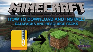 How to Install Datapacks and Resource Packs in Minecraft | TechTreated |