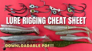 Soft Plastic Lure Rigging Cheat Sheet [Downloadable PDF!!] screenshot 5