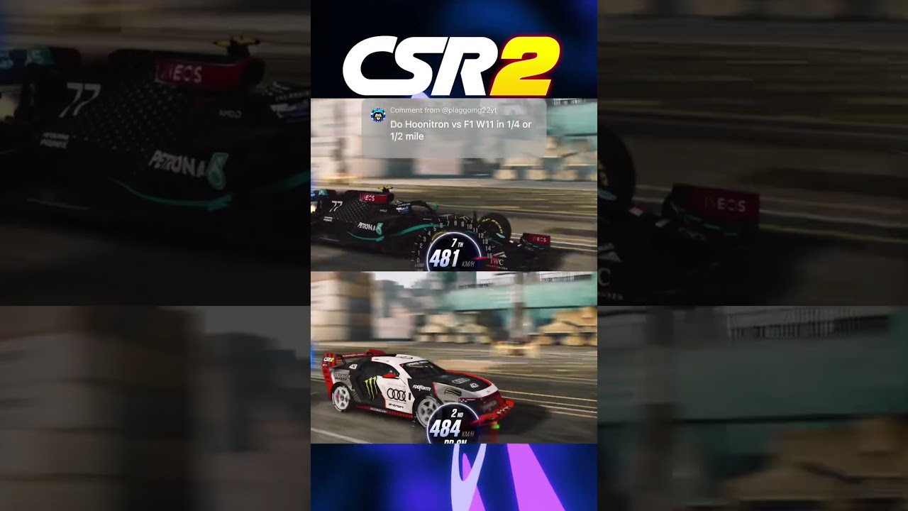 F1 W11 EQ VS HOONITRON! CSR2 